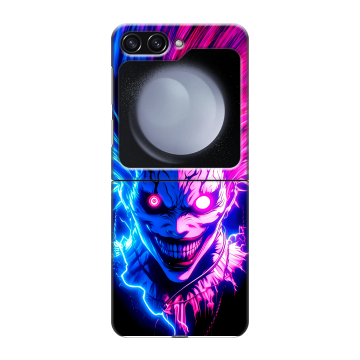 Пластиковый чехол на Samsung Galaxy Z Flip 5 с принтом Death note Тетрадь смерти