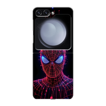 Пластиковый чехол на Samsung Galaxy Z Flip 5 с принтом Spiderman Человек паук