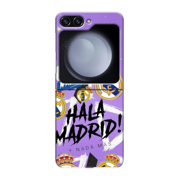 Пластиковый чехол на Samsung Galaxy Z Flip 5 с принтом Real Madrid Реал Мадрид