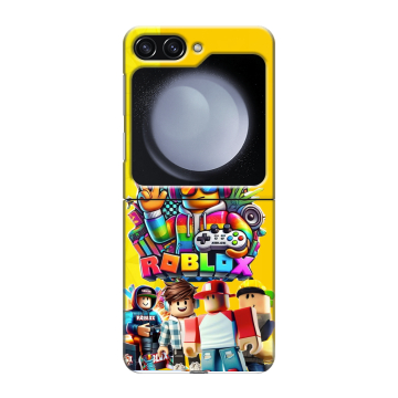 Пластиковый чехол на Samsung Galaxy Z Flip 5 с принтом Roblox Роблокс Пластиковый чехол на Samsung Galaxy Z Flip 5 с принтом Roblox Роблокс