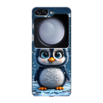 Пластиковый чехол на Samsung Galaxy Z Flip 5 с принтом Новый год