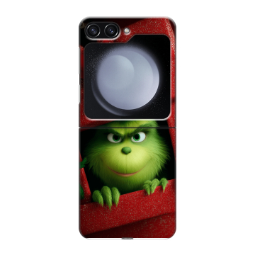 Пластиковый чехол на Samsung Galaxy Z Flip 5 с принтом Новый год