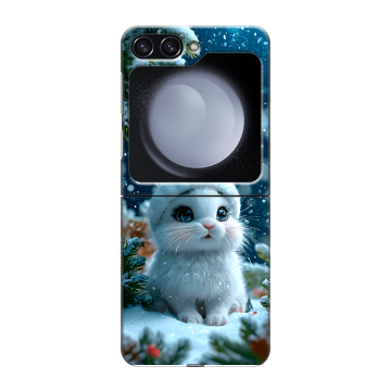 Пластиковый чехол на Samsung Galaxy Z Flip 5 с принтом Новый год