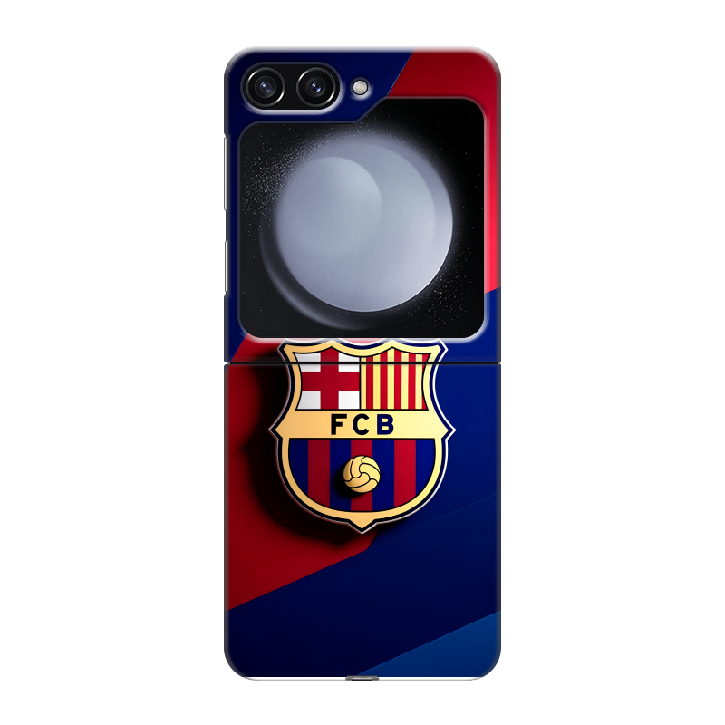 Пластиковый чехол на Samsung Galaxy Z Flip 5 с принтом Барселона Barcelona Пластиковый чехол на Samsung Galaxy Z Flip 5 с принтом Барселона Barcelona
