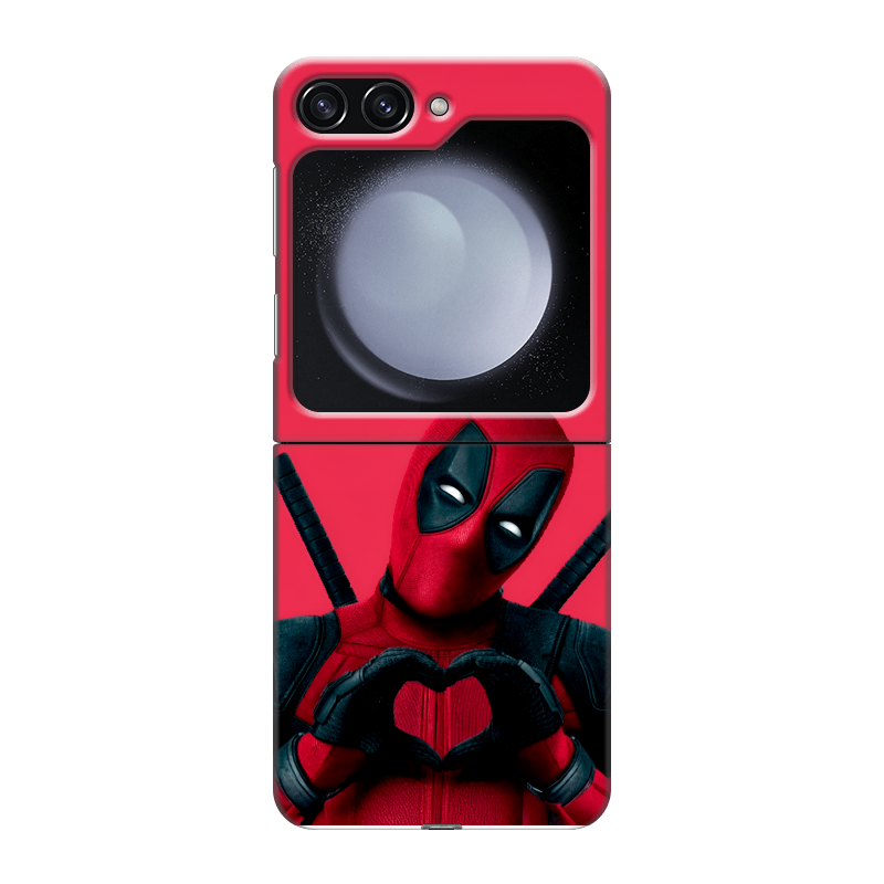 Пластиковый чехол на Samsung Galaxy Z Flip 5 с принтом Дедпул Deadpool Пластиковый чехол на Samsung Galaxy Z Flip 5 с принтом Дедпул Deadpool