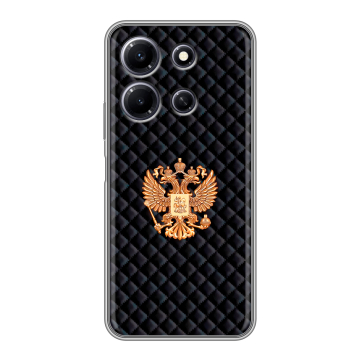 Силиконовый чехол на Infinix Note 30i с принтом Герб России принт