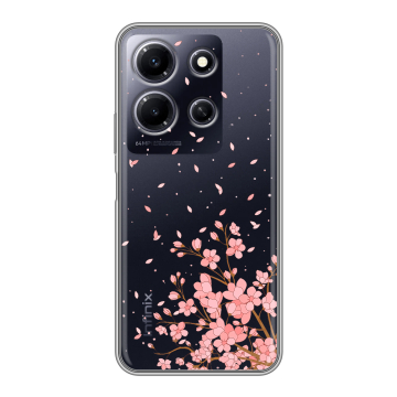 Силиконовый чехол на Infinix Note 30i с принтом Ветка сакуры