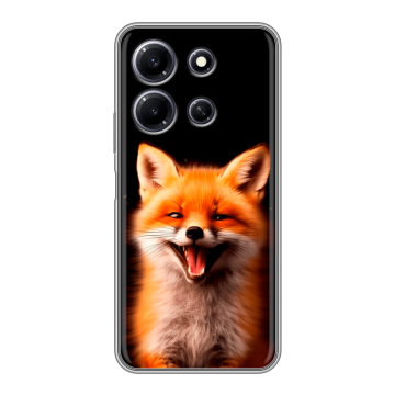 Силиконовый чехол на Infinix Note 30i с принтом Лиса