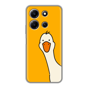 Силиконовый чехол на Infinix Note 30i с принтом Утка