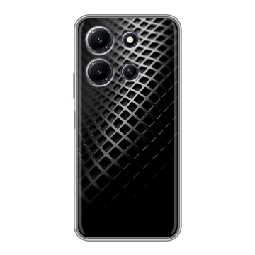 Силиконовый чехол на Infinix Note 30i с принтом Текстура металла Силиконовый чехол на Infinix Note 30i с принтом Текстура металла