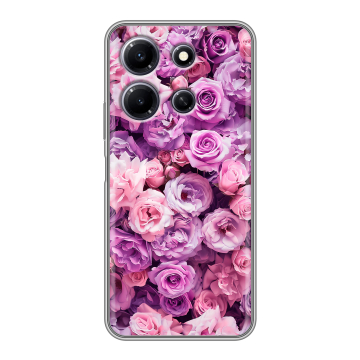 Силиконовый чехол на Infinix Note 30i с принтом лавандовые розы Силиконовый чехол на Infinix Note 30i с принтом лавандовые розы