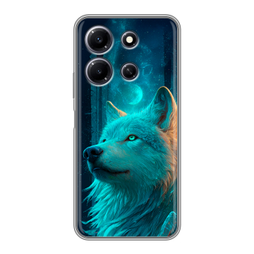 Силиконовый чехол на Infinix Note 30i с принтом бабочки саккура Силиконовый чехол на Infinix Note 30i с принтом бабочки саккура