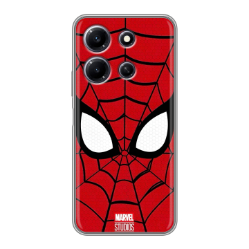 Силиконовый чехол на Infinix Note 30i с принтом человек паук spiderman Силиконовый чехол на Infinix Note 30i с принтом человек паук spiderman