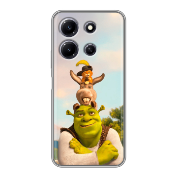 Силиконовый чехол на Infinix Note 30i с принтом Шрек Shrek Силиконовый чехол на Infinix Note 30i с принтом Шрек Shrek