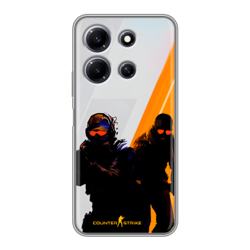 Силиконовый чехол на Infinix Note 30i с принтом Контер страйк Counter strike Силиконовый чехол на Infinix Note 30i с принтом Контер страйк Counter strike