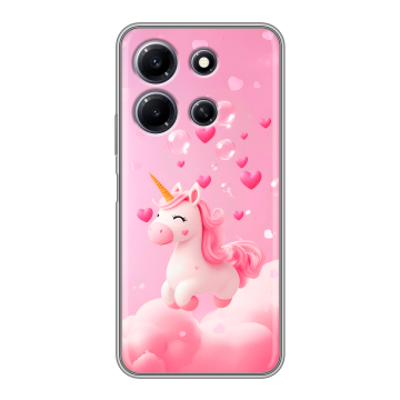 Силиконовый чехол на Infinix Note 30i с принтом Единорог Силиконовый чехол на Infinix Note 30i с принтом Единорог
