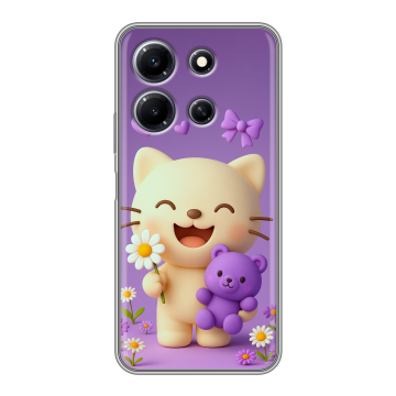 Силиконовый чехол на Infinix Note 30i с принтом для девочек Силиконовый чехол на Infinix Note 30i с принтом для девочек