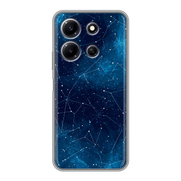 Силиконовый чехол на Infinix Note 30i с принтом Космос звезды Силиконовый чехол на Infinix Note 30i с принтом Космос звезды