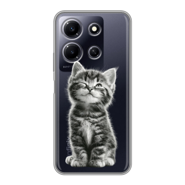 Силиконовый чехол на Infinix Note 30i с принтом Котенок Силиконовый чехол на Infinix Note 30i с принтом Котенок