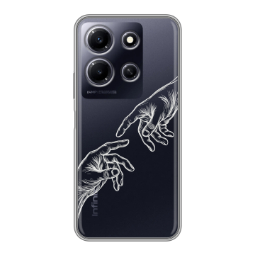 Силиконовый чехол на Infinix Note 30i с принтом Сотворение мира Силиконовый чехол на Infinix Note 30i с принтом Сотворение мира