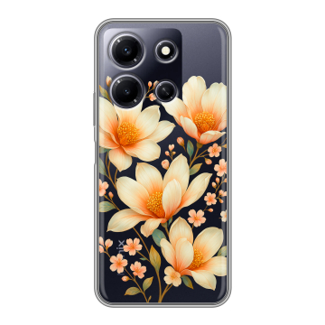 Силиконовый чехол на Infinix Note 30i с принтом Цветы Силиконовый чехол на Infinix Note 30i с принтом Цветы