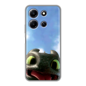 Силиконовый чехол на Infinix Note 30i с принтом Как приручить дракона Силиконовый чехол на Infinix Note 30i с принтом Как приручить дракона