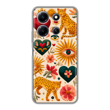Силиконовый чехол на Infinix Note 30i с принтом Модный принт Силиконовый чехол на Infinix Note 30i с принтом Модный принт