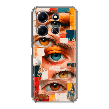 Силиконовый чехол на Infinix Note 30i с принтом Модный принт Силиконовый чехол на Infinix Note 30i с принтом Модный принт