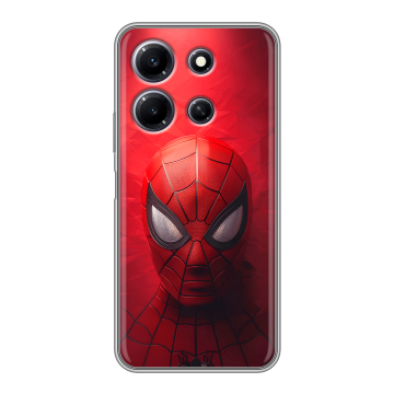 Силиконовый чехол на Infinix Note 30i с принтом Spiderman Человек паук Силиконовый чехол на Infinix Note 30i с принтом Spiderman Человек паук