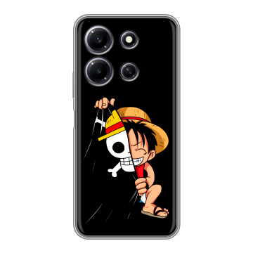 Силиконовый чехол на Infinix Note 30i с принтом One Piece Ван Пис Силиконовый чехол на Infinix Note 30i с принтом One Piece Ван Пис