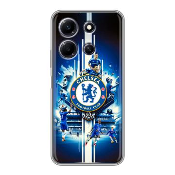 Силиконовый чехол на Infinix Note 30i с принтом Chelsea Челси Силиконовый чехол на Infinix Note 30i с принтом Chelsea Челси