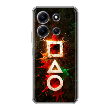 Силиконовый чехол на Infinix Note 30i с принтом Squid Game Игра кальмара Силиконовый чехол на Infinix Note 30i с принтом Squid Game Игра кальмара