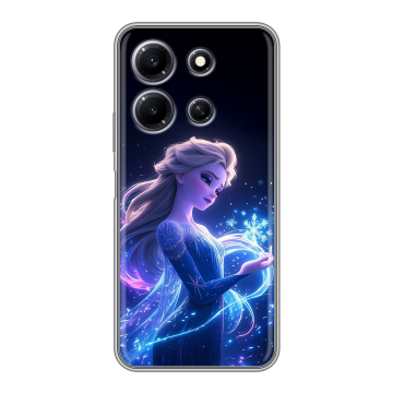 Силиконовый чехол на Infinix Note 30i с принтом Холодное сердце Frozen Силиконовый чехол на Infinix Note 30i с принтом Холодное сердце Frozen