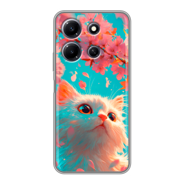 Силиконовый чехол на Infinix Note 30i с принтом Красивый кот Силиконовый чехол на Infinix Note 30i с принтом Красивый кот