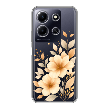 Силиконовый чехол на Infinix Note 30i с принтом для девушки