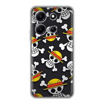 Силиконовый чехол на Infinix Note 30i с принтом One Piece Ван Пис