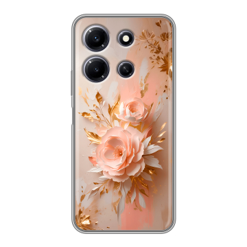 Силиконовый чехол на Infinix Note 30i с принтом женский
