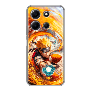 Силиконовый чехол на Infinix Note 30i с принтом Аниме Наруто Naruto
