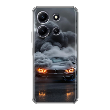 Силиконовый чехол на Infinix Note 30i с принтом BMW БМВ