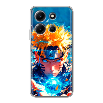 Силиконовый чехол на Infinix Note 30i с принтом Аниме Наруто Naruto