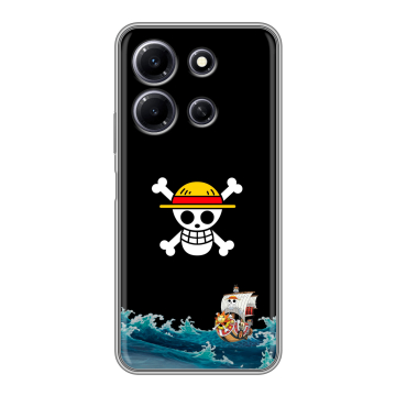 Силиконовый чехол на Infinix Note 30i с принтом One Piece Ван Пис
