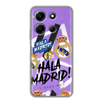 Силиконовый чехол на Infinix Note 30i с принтом Real Madrid Реал Мадрид