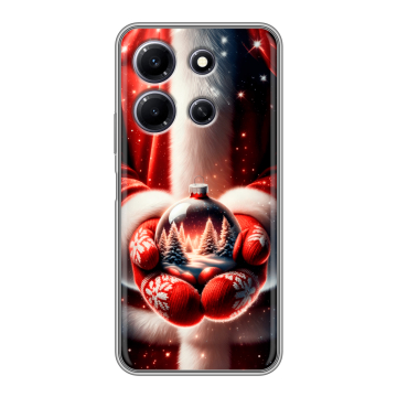 Силиконовый чехол на Infinix Note 30i с принтом Новый год