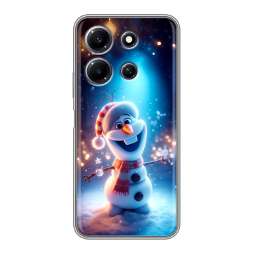 Силиконовый чехол на Infinix Note 30i с принтом Новый год