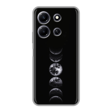 Силиконовый чехол на Infinix Note 30i с принтом женский