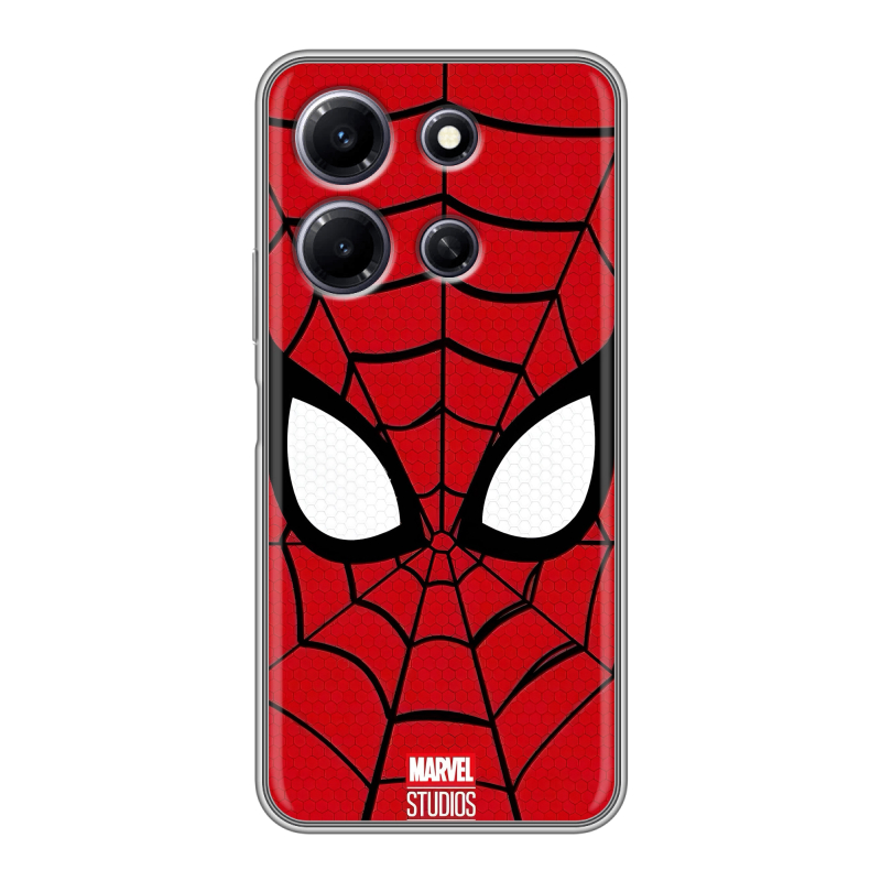 Силиконовый чехол на Infinix Note 30i с принтом человек паук spiderman Силиконовый чехол на Infinix Note 30i с принтом человек паук spiderman