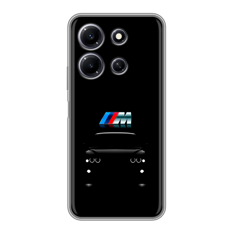 Силиконовый противоударный чехол на Infinix Note 30i с принтом БМВ BMW Силиконовый противоударный чехол на Infinix Note 30i с принтом БМВ BMW