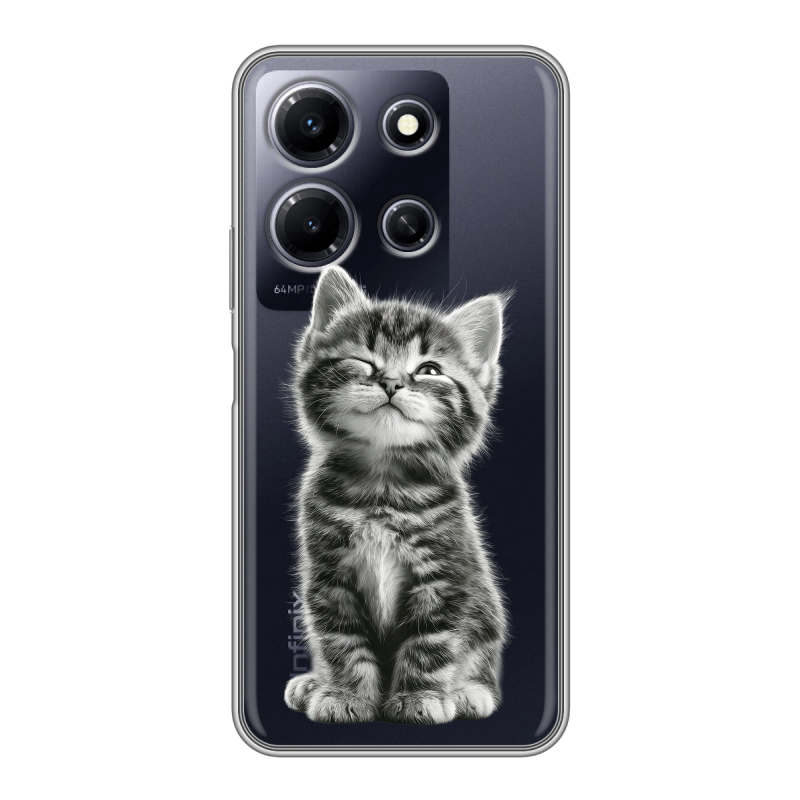 Силиконовый чехол на Infinix Note 30i с принтом Котенок Силиконовый чехол на Infinix Note 30i с принтом Котенок