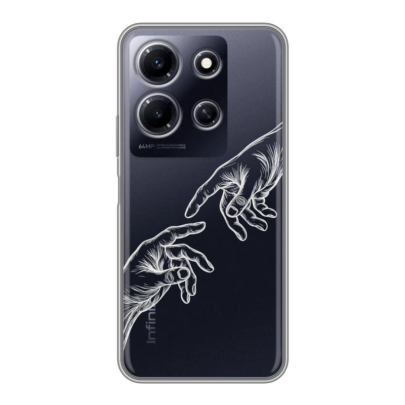 Силиконовый чехол на Infinix Note 30i с принтом Сотворение мира Силиконовый чехол на Infinix Note 30i с принтом Сотворение мира