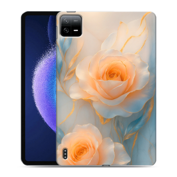 Силиконовый чехол на планшета Xiaomi Pad 6 с принтом Женский